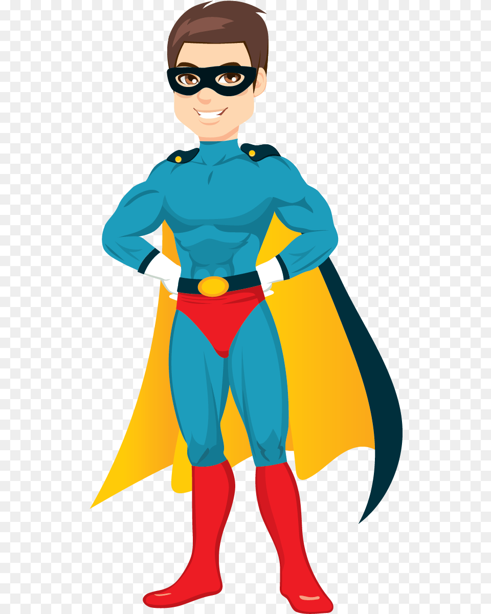 Picture Character Traits Sh Superhero Man Clipart, Baby, Person, Cape, Clothing Png Image