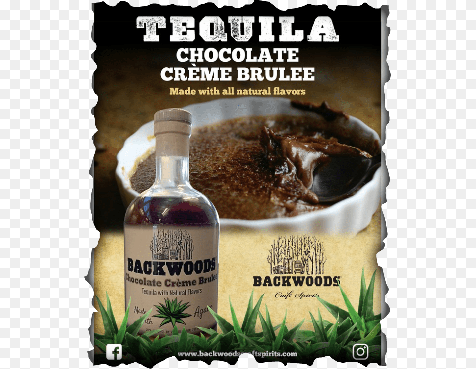 Picture Chocolate Creme Brulee Tequila, Advertisement, Poster, Beverage, Alcohol Png Image