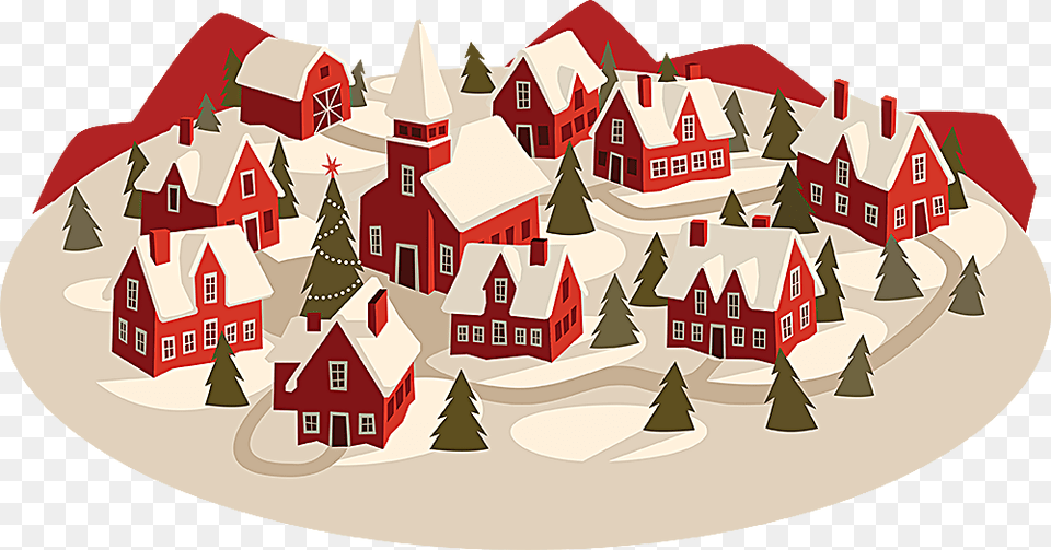 Picture Christmas Email Marketing, Neighborhood Free Transparent Png