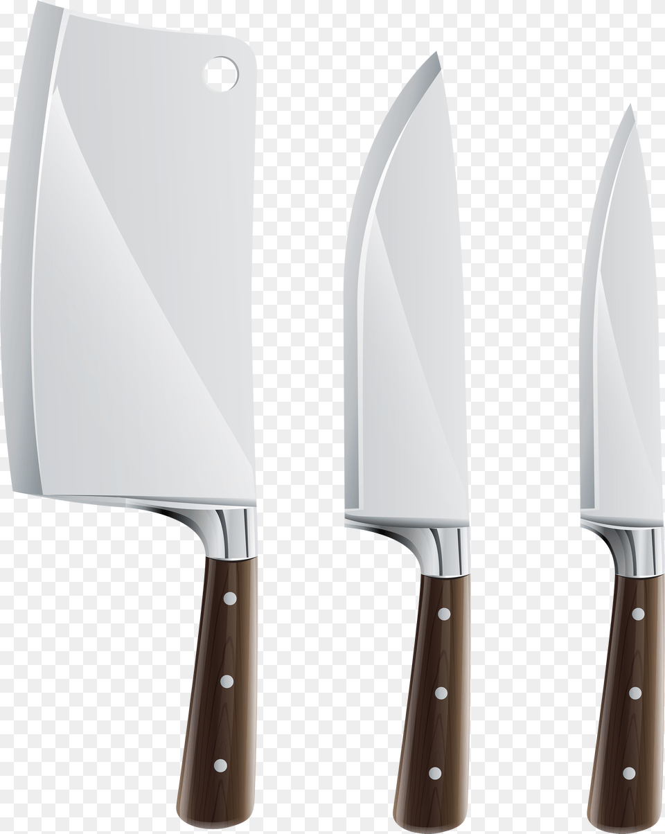 Picture Clipart Kitchen Set Of Knives Transparent Background, Cutlery, Weapon, Blade, Knife Png
