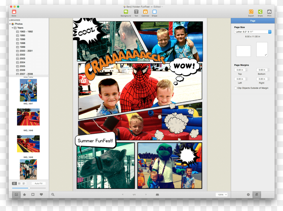 Picture Collage Maker 3 Includes Several Comic Book Themed Free Collage Maker, Art, Monitor, Hardware, Electronics Png
