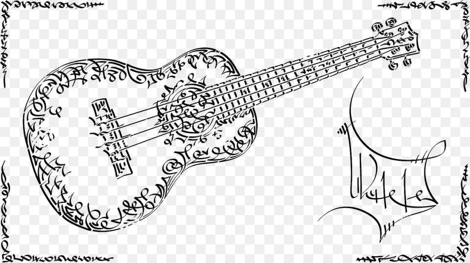 Picture Dibujo De Un Ukelele, Bass Guitar, Guitar, Musical Instrument, Blade Free Transparent Png