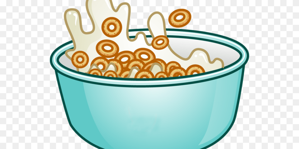 Picture Download Animated For Download On Cereal Clipart, Bowl, Food, Snack, Hot Tub Png Image