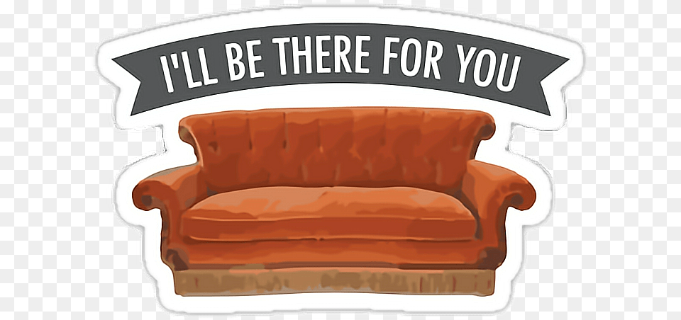 Picture Download Ftestickers Friendstvshow Besttvshowever Friends Tv Show Clipart, Couch, Furniture, Hot Tub, Tub Free Png
