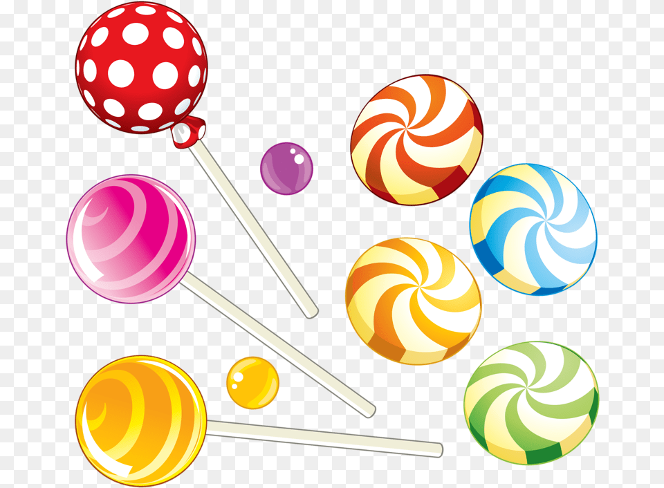 Picture Download Lollipop Clipart Three Konfeti, Candy, Food, Sweets Png Image