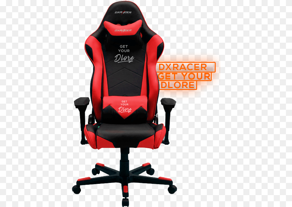 Picture Dxracer Racing Oh Re0 Nr Black Red, Home Decor, Chair, Cushion, Furniture Png