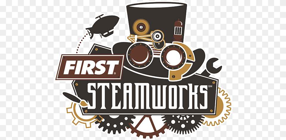 Picture First Steamworks Logo, Bulldozer, Machine, Architecture, Building Free Png