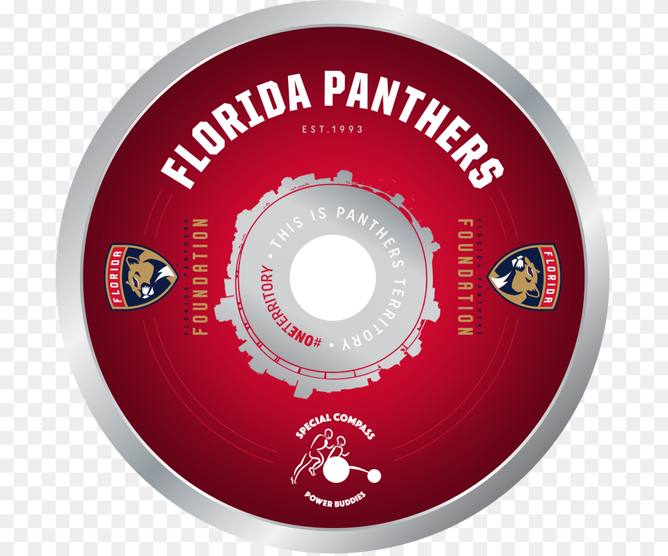 Picture Florida Panthers The Northwest Company Zone Read Beach, Disk, Dvd Free Png Download