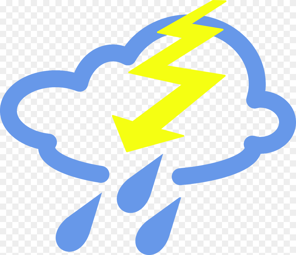 Picture For The Word Thunderstorm Storm Stormy Weather Symbols, Animal, Fish, Sea Life, Shark Png Image