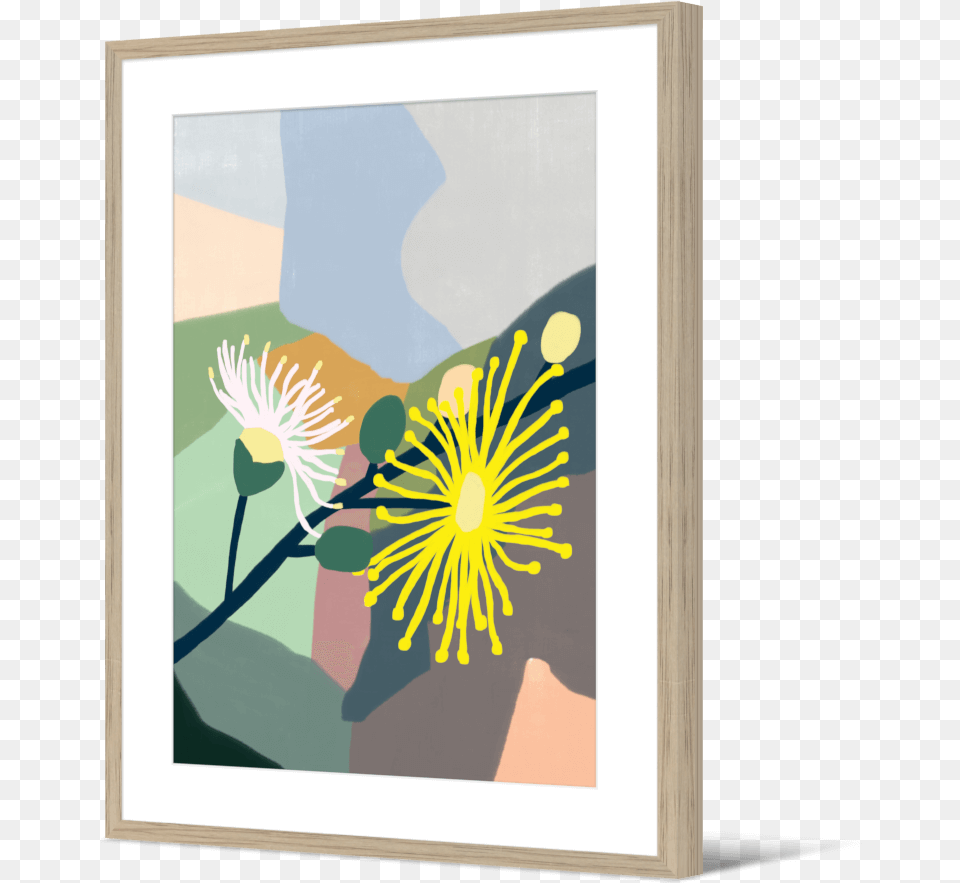 Picture Frame, Art, Modern Art, Painting, Flower Png Image