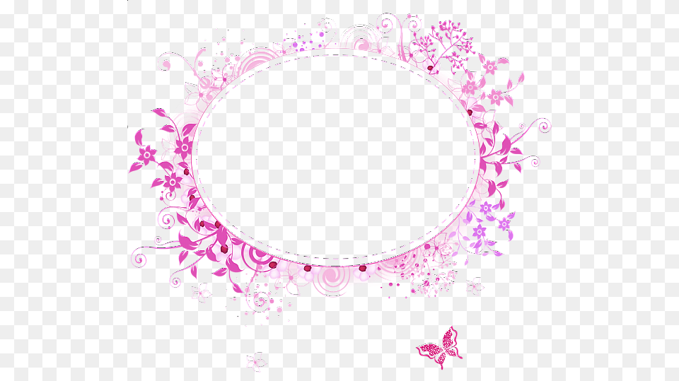 Picture Frame, Purple, Art, Graphics, Oval Free Png Download