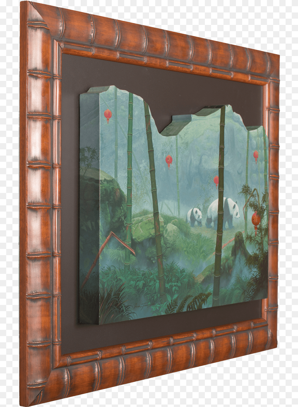 Picture Frame, Art, Painting, Animal, Bear Free Png