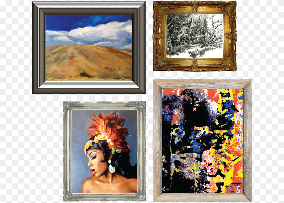 Picture Frame, Art, Painting, Adult, Wedding Png