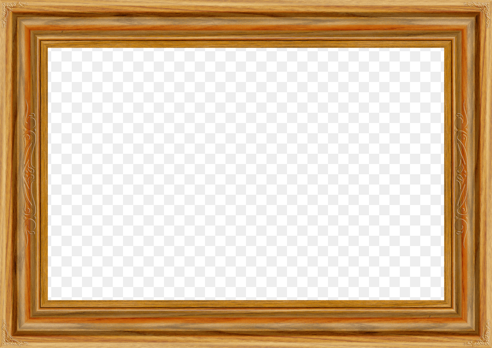 Picture Frame, Wood, Art, Painting, Blackboard Png