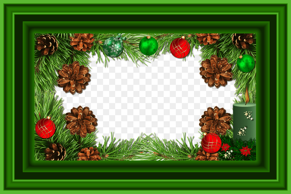 Picture Frame, Plant, Tree, Wreath Free Png Download