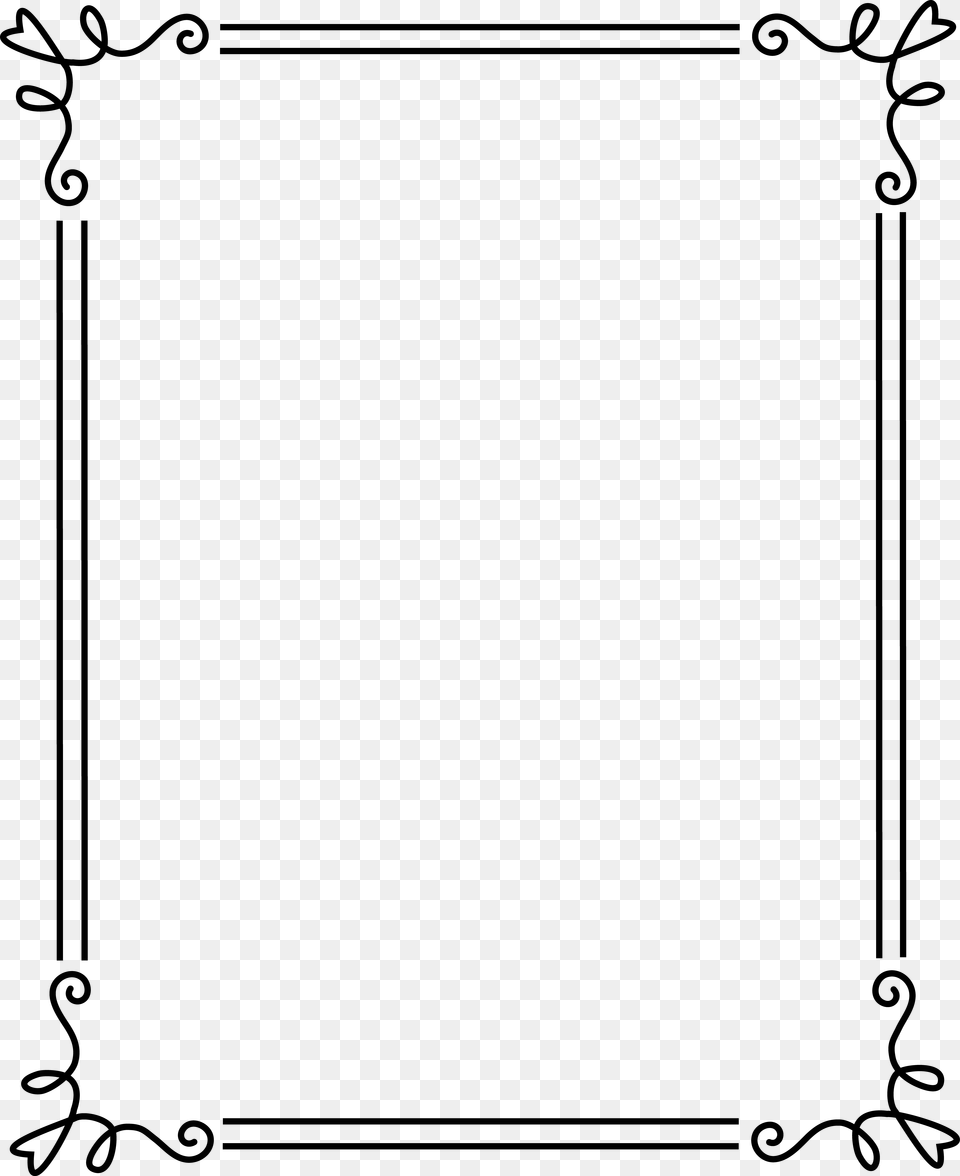 Picture Frame, Gray Free Png Download