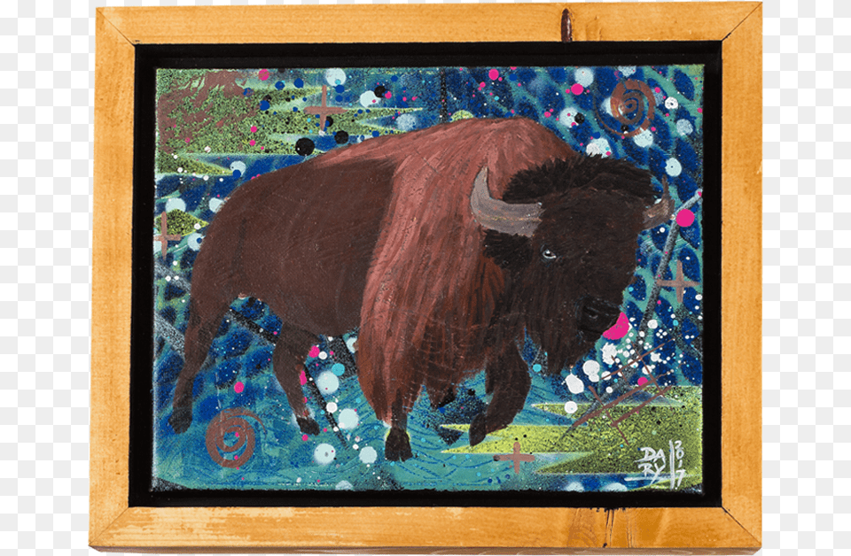 Picture Frame, Animal, Mammal, Bull, Art Free Png Download