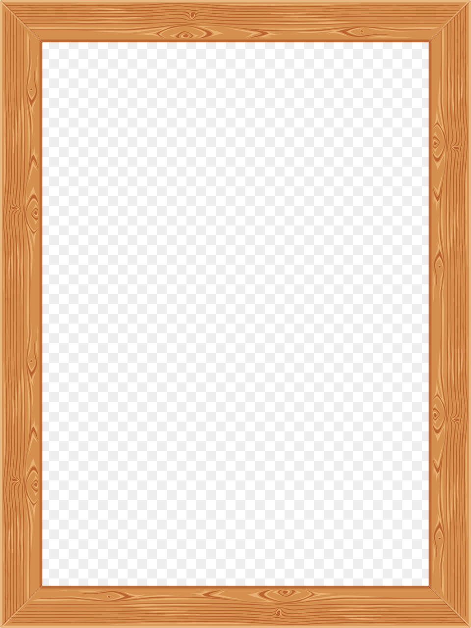 Picture Frame, White Board, Wood Png Image