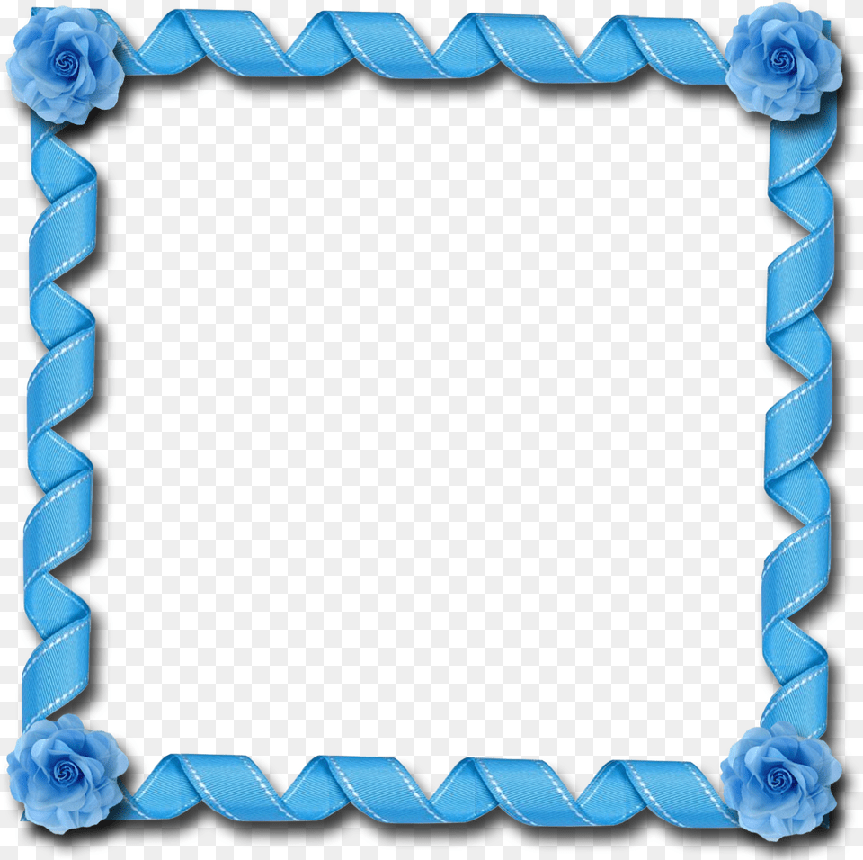 Picture Frame Ribbon Ribbon Frame Background, Flower, Plant, Rose, Birthday Cake Free Png Download