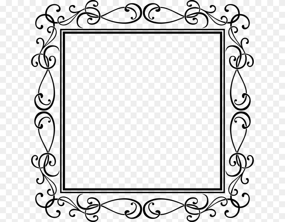 Picture Frameline Artflower Picture Frame, Gray Free Png