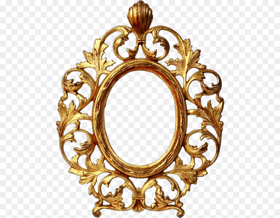 Picture Frameovalbrass Round Photo Frame, Bronze, Gold, Photography, Accessories Png Image