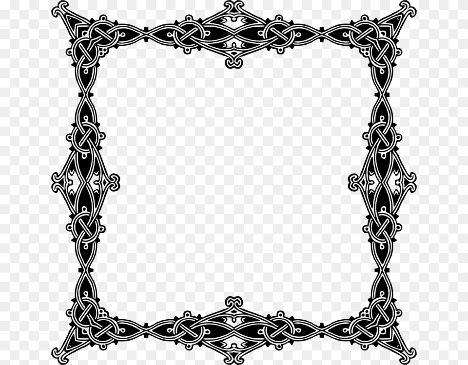 Picture Frames Black And White Body Jewellery, Gray Free Png Download