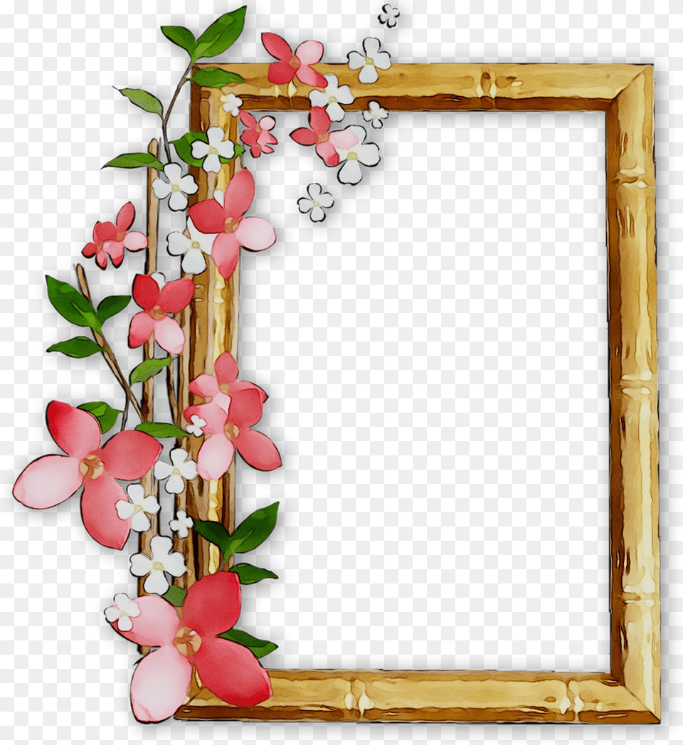 Picture Frames College Mirror Floral Design Clipart Picture Frame, Plant, Photo Frame Png