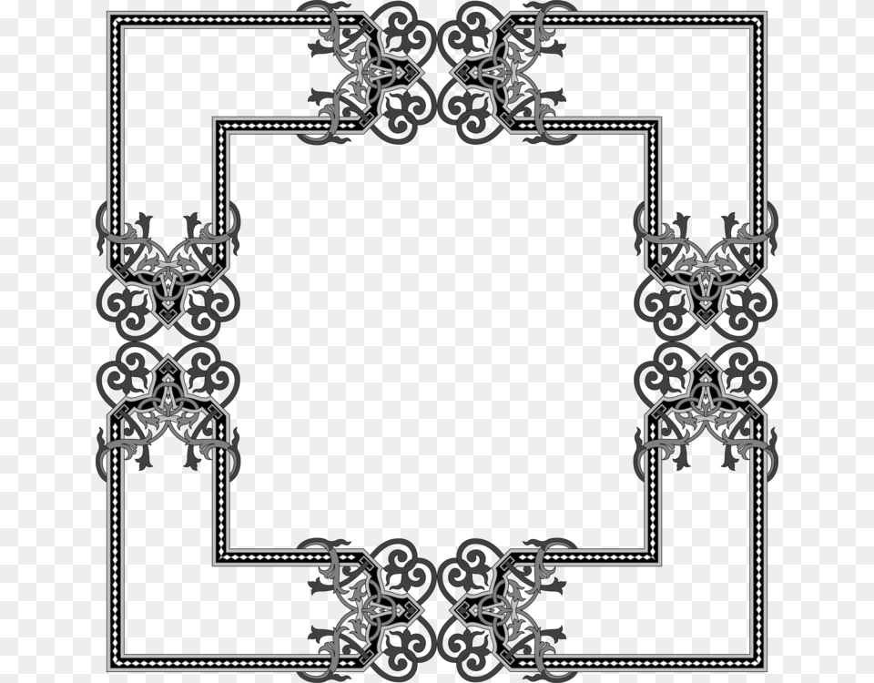 Picture Frames Flower Motion Interpolation Computer Transparent Gothic Frames Free Png