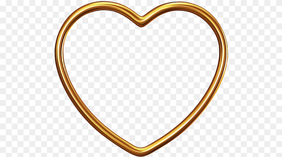 Picture Frames Heart Frame Clip Art Gold Heart Frame, Bow, Weapon Png Image