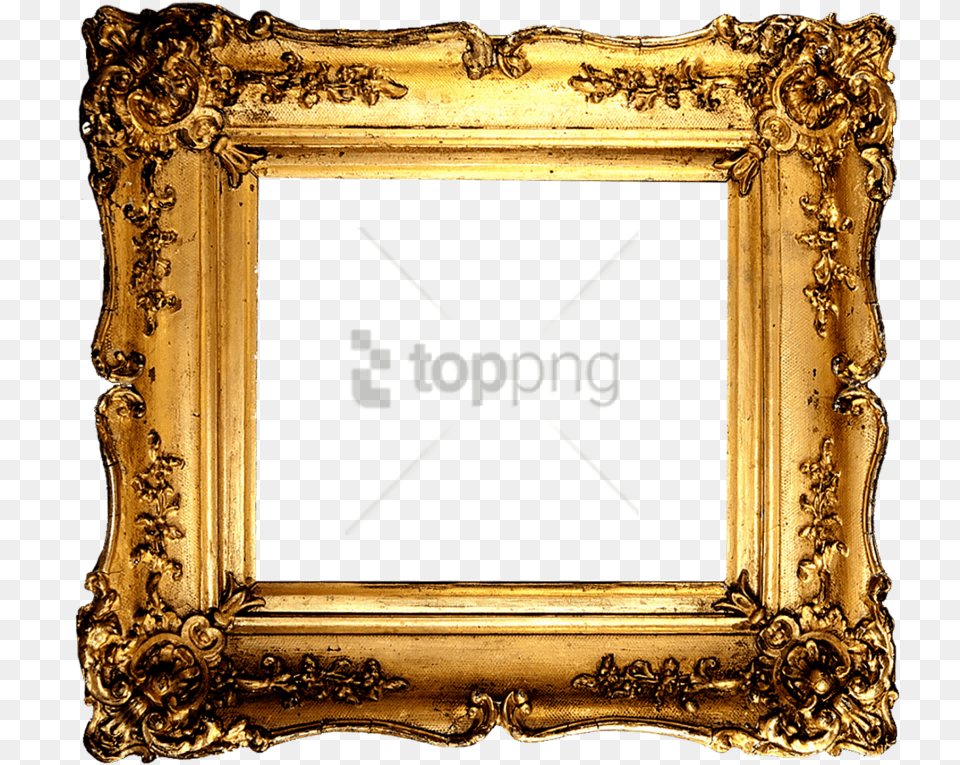 Picture Frames Image With Golden Picture Frame, Photography, Art, Painting Free Transparent Png
