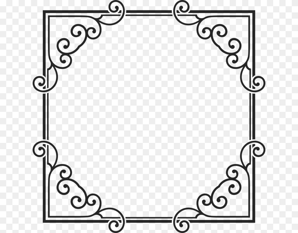Picture Frames The Fairies Chamber Line Art Fairy Decorative Arts, Gray Free Transparent Png