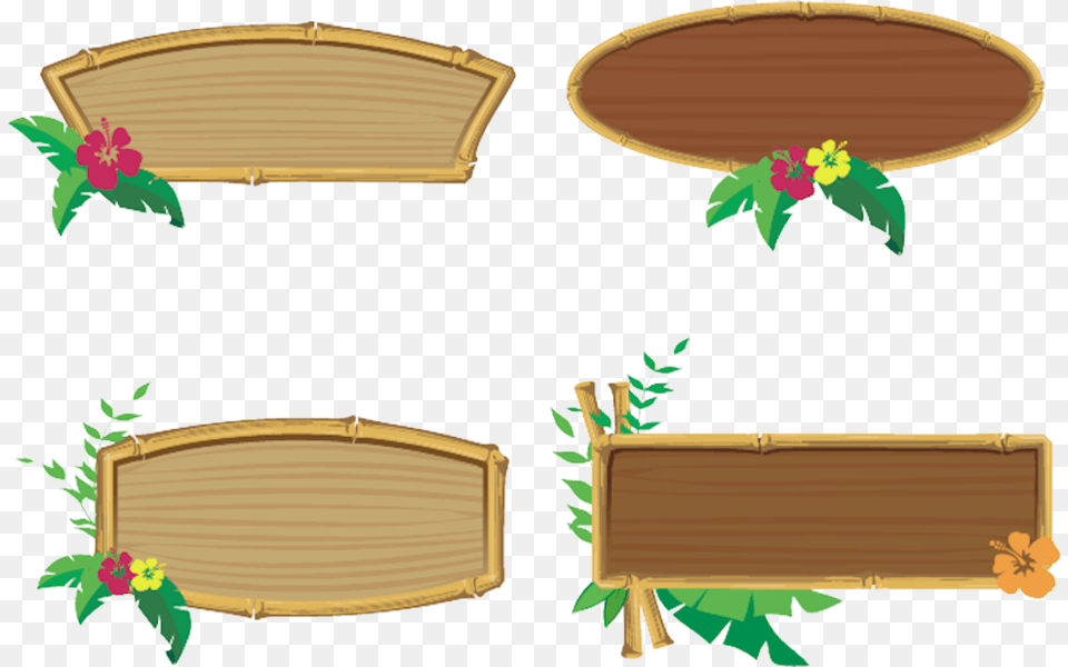 Picture Frames Tiki Culture Royaltyfree Wood Table Wood Frame Border Design, Leaf, Plant, Potted Plant, Jar Free Png Download