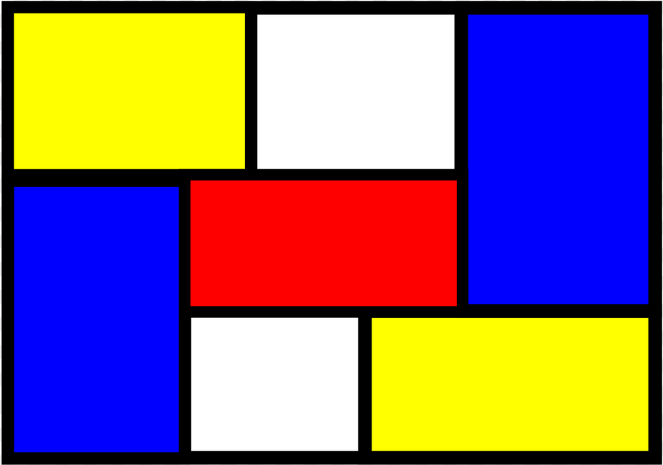 Picture Framesquareangle Abstract Art Red Yellow Blue, Modern Art Free Png