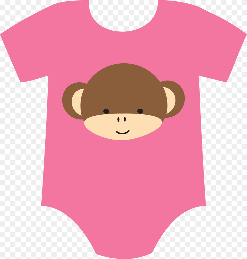 Picture Freeuse Baby Girl Clothes Clipart Baby Shower Mameluco Para Bebe Dibujo, Clothing, T-shirt, Person Free Png Download