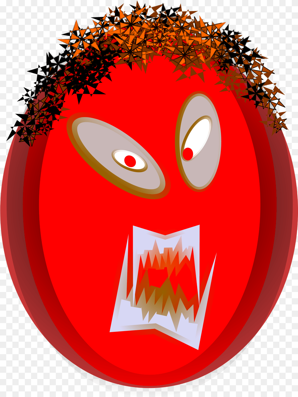 Picture Freeuse Angry Mask Big Image Gambar Wajah Marah, Food, Plant, Produce, Pumpkin Free Png Download