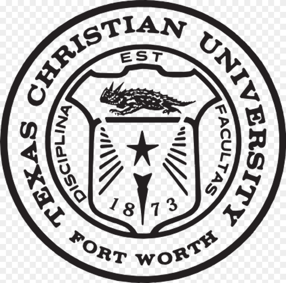 Picture Freeuse Library Drugs Drawing Student Texas Christian University Seal, Emblem, Logo, Symbol, Machine Free Png Download