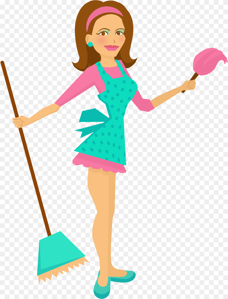 Picture Freeuse Library Indian Clipart House Maid Housekeeper Drawing, Cleaning, Person, Child, Female Free Png Download
