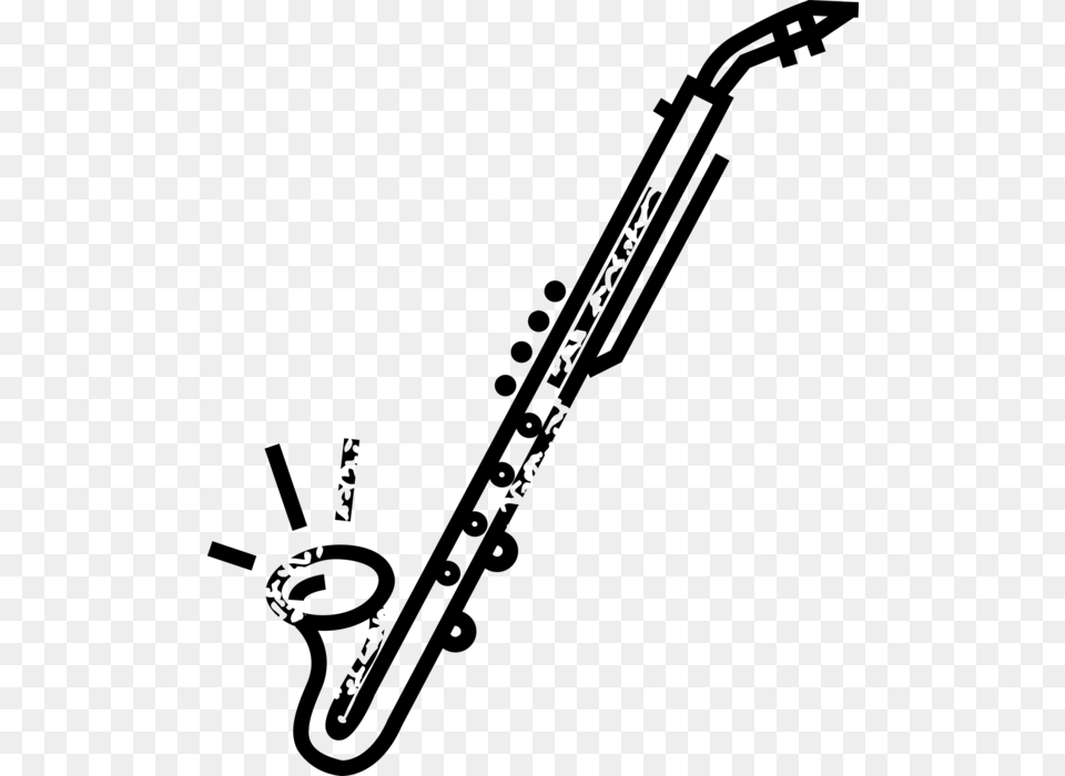 Picture Freeuse Library Tenor Saxophone Musical Instrument Bass Clarinet Clip Art, Gray Free Transparent Png