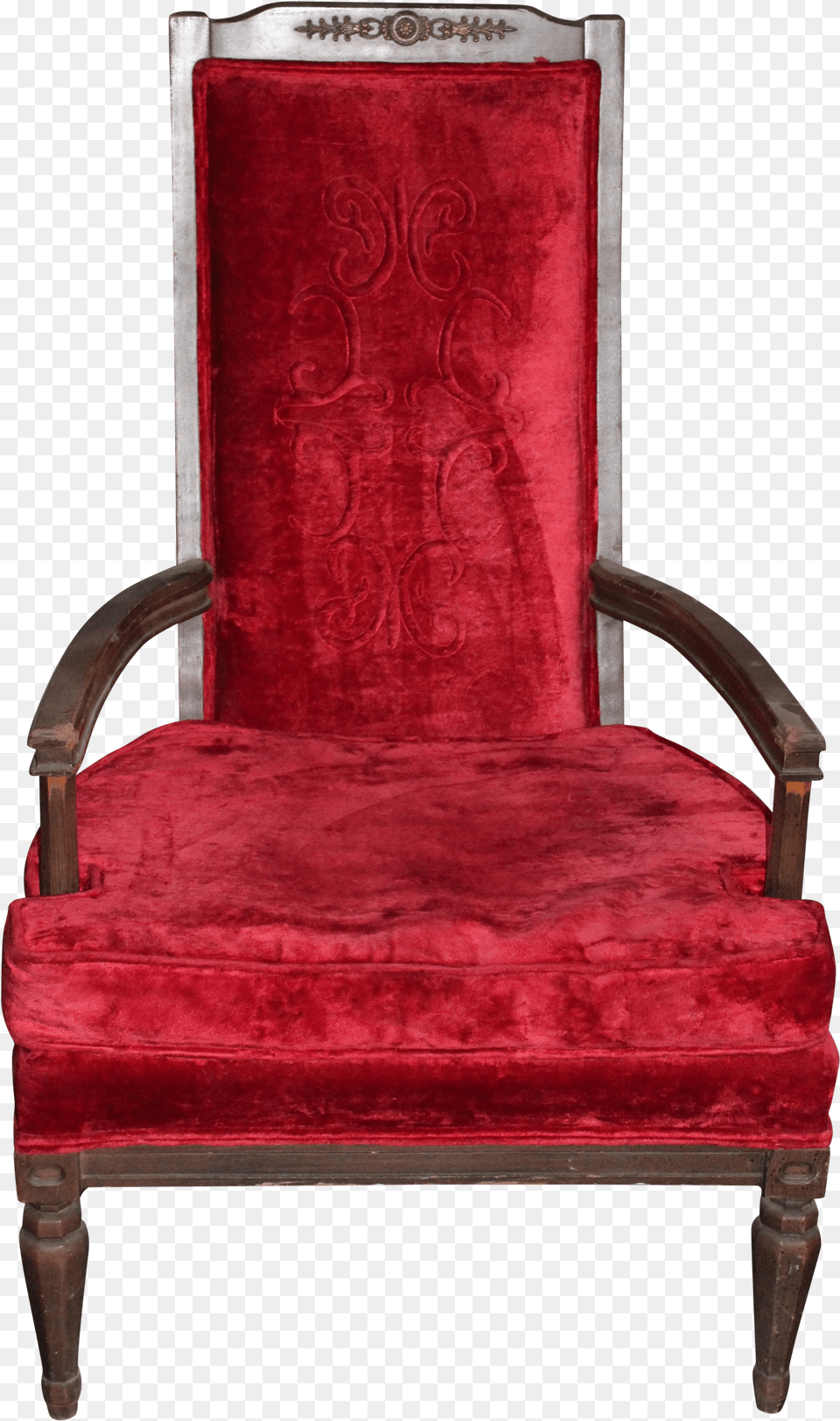 Picture Freeuse Stock Antique Red Chair Chairish Red Royal Chair Free Png