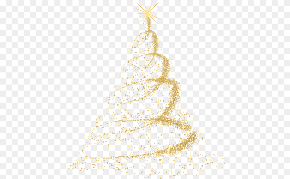 Picture Gold Christmas Tree, Christmas Decorations, Festival, Christmas Tree, Chandelier Png Image