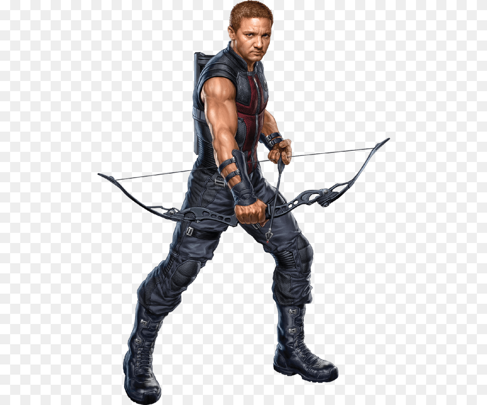 Picture Hawkeye And Black Panther, Adult, Person, Man, Male Free Png