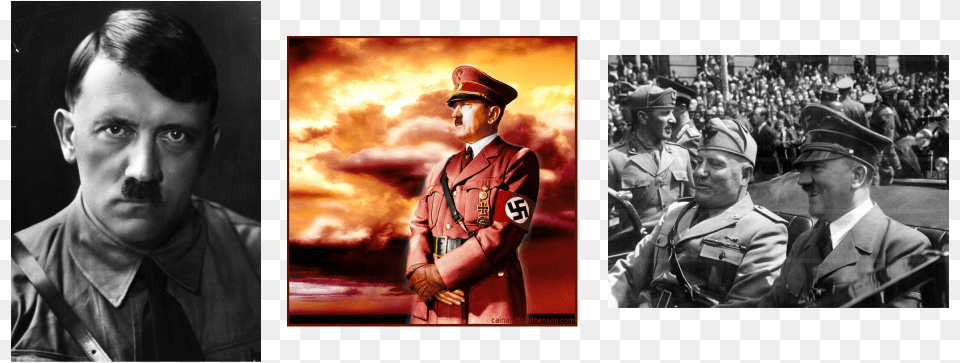 Picture Hitler Just A Girl Thing, Collage, Adult, Art, Man Png