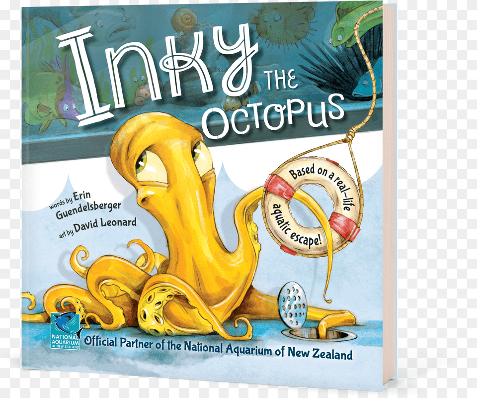 Picture Inky The Octopus Book, Advertisement, Poster, Publication, Adult Png