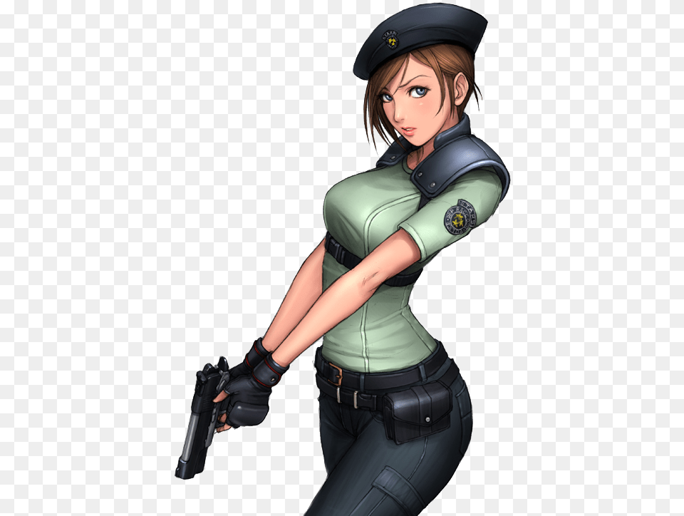 Picture Jill Valentine Fan Art, Adult, Weapon, Person, Handgun Free Transparent Png