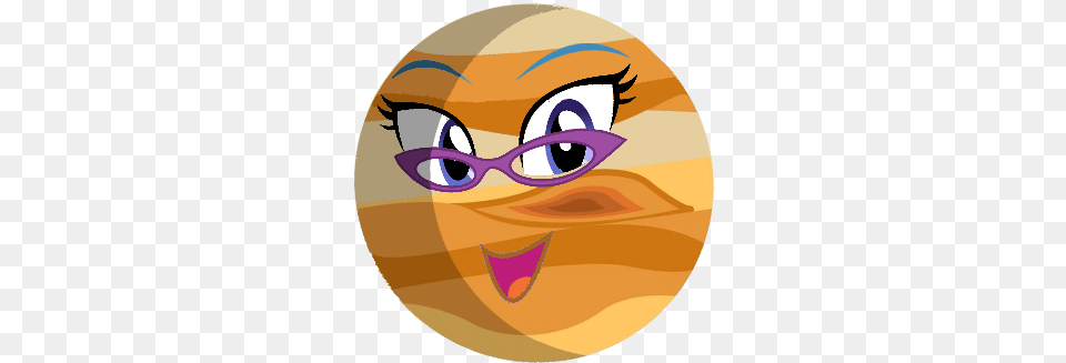 Picture Jupiter With A Face, Egg, Food, Head, Person Free Png Download