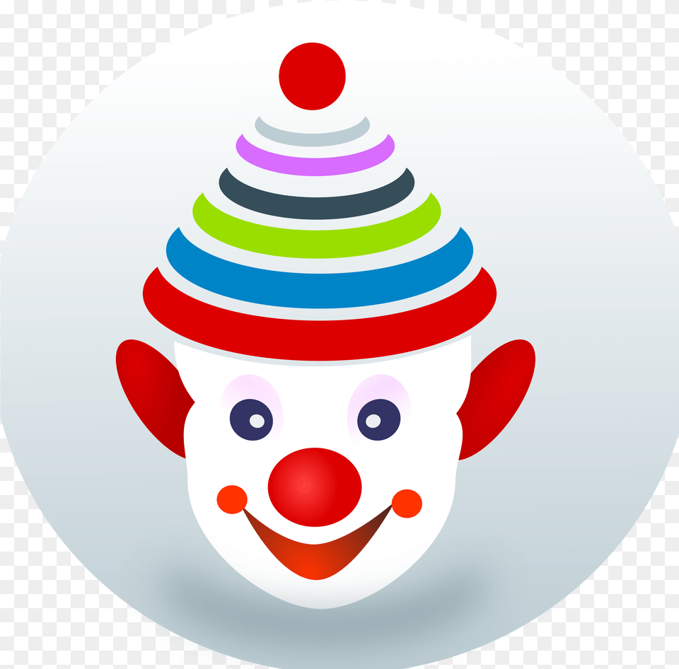 Picture Library Big Cartoon Face Of Joker, Clown, Performer, Person, Mime Png Image