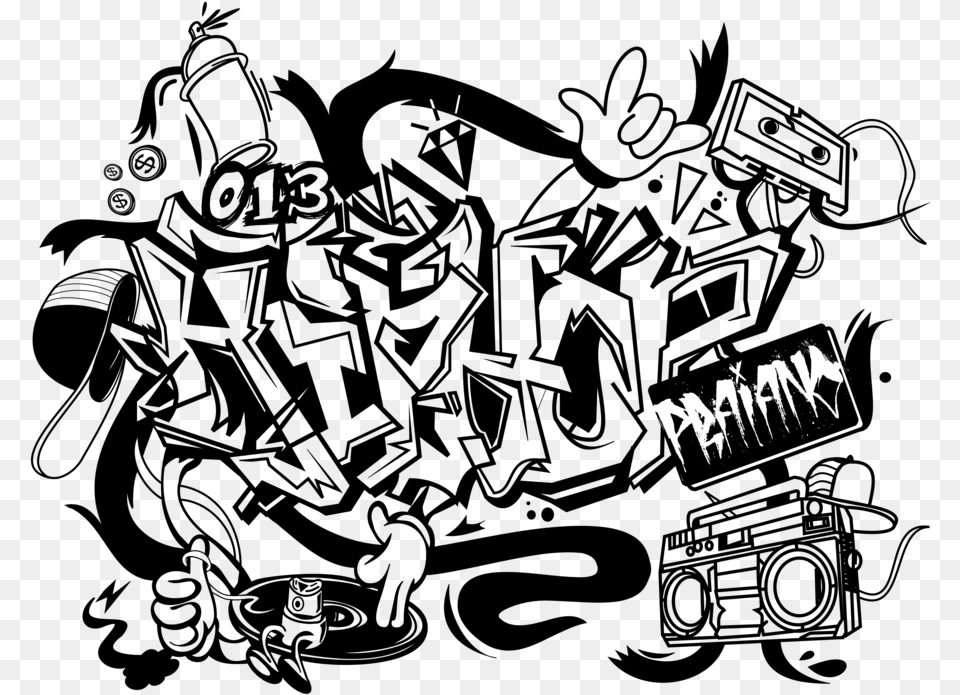 Picture Library Hip Hop Rapper Art Graffitis Hip Hop Rap, Logo Free Png Download