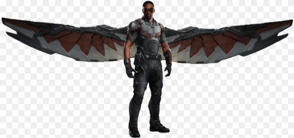 Picture Library Falcon Mcu Falcon Marvel No Background, Adult, Person, Man, Male Free Transparent Png