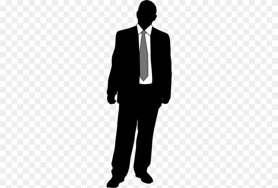 Picture Library Library Business Person Panda Man In Suit Silhouette, Accessories, Tie, Clothing, Formal Wear Free Transparent Png