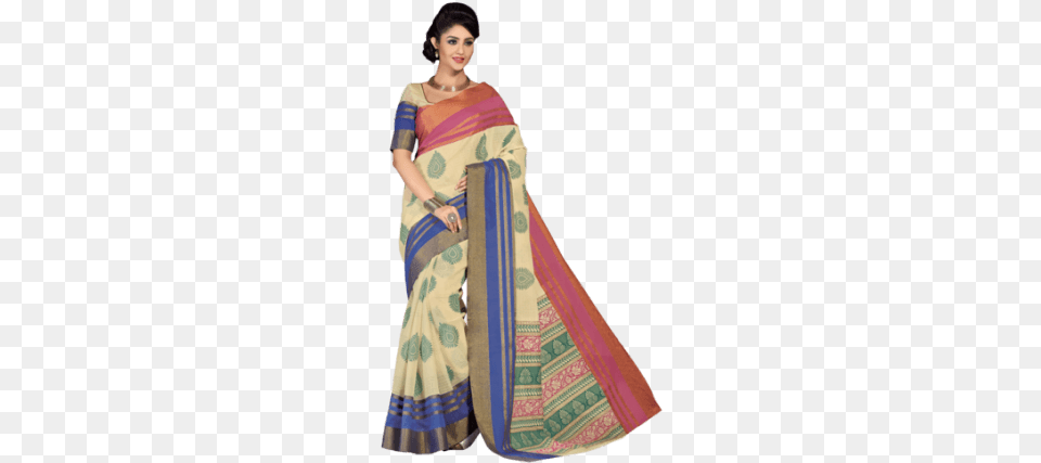 Picture Library Sarees Cotton Saree Images, Adult, Female, Person, Silk Png